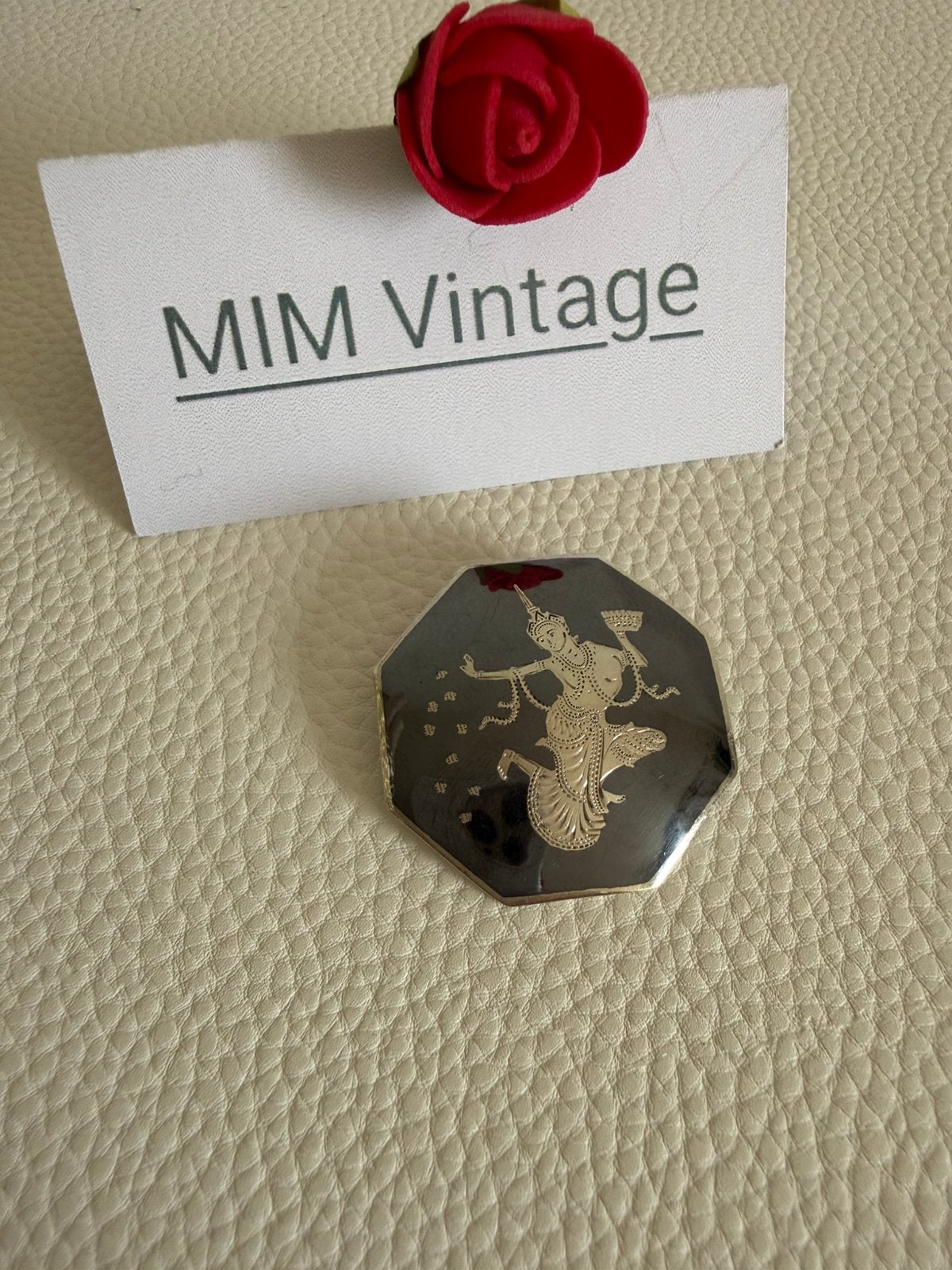 H265/Vintage prachtige Zilveren SIAM Broche, Gebruikt, Verzenden, Minder dan 4 cm, X
