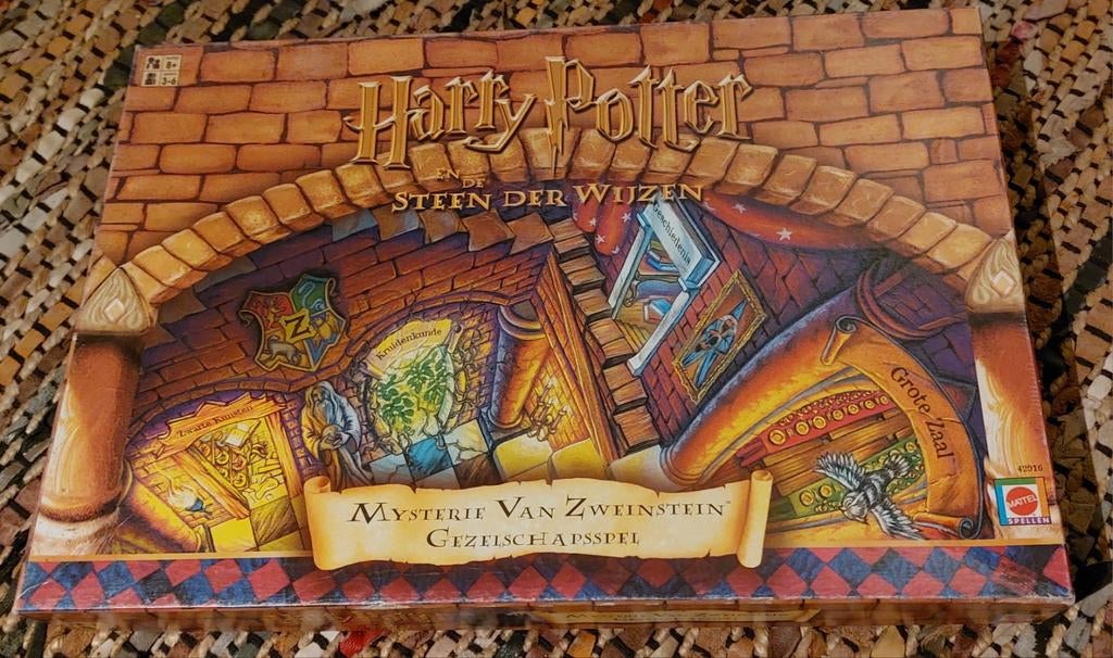 Harry Potter en de Steen der Wijzen Bordspel, Een of twee spelers, Ophalen of Verzenden, Gebruikt, Mattel