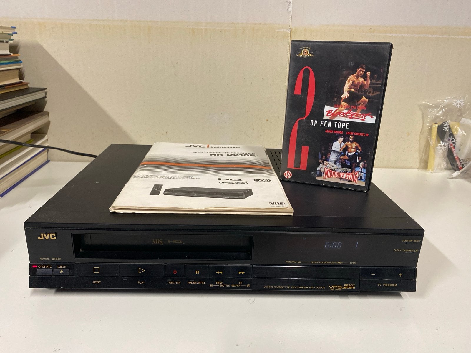 JVC HR-D210E VHS videorecorder met HQ-technologie, Audio, Tv en Foto, Videospelers, Gebruikt, Info@nl.jvckenwood.com, Rendementsweg 20 B-9, 3641 SL Mijdrecht