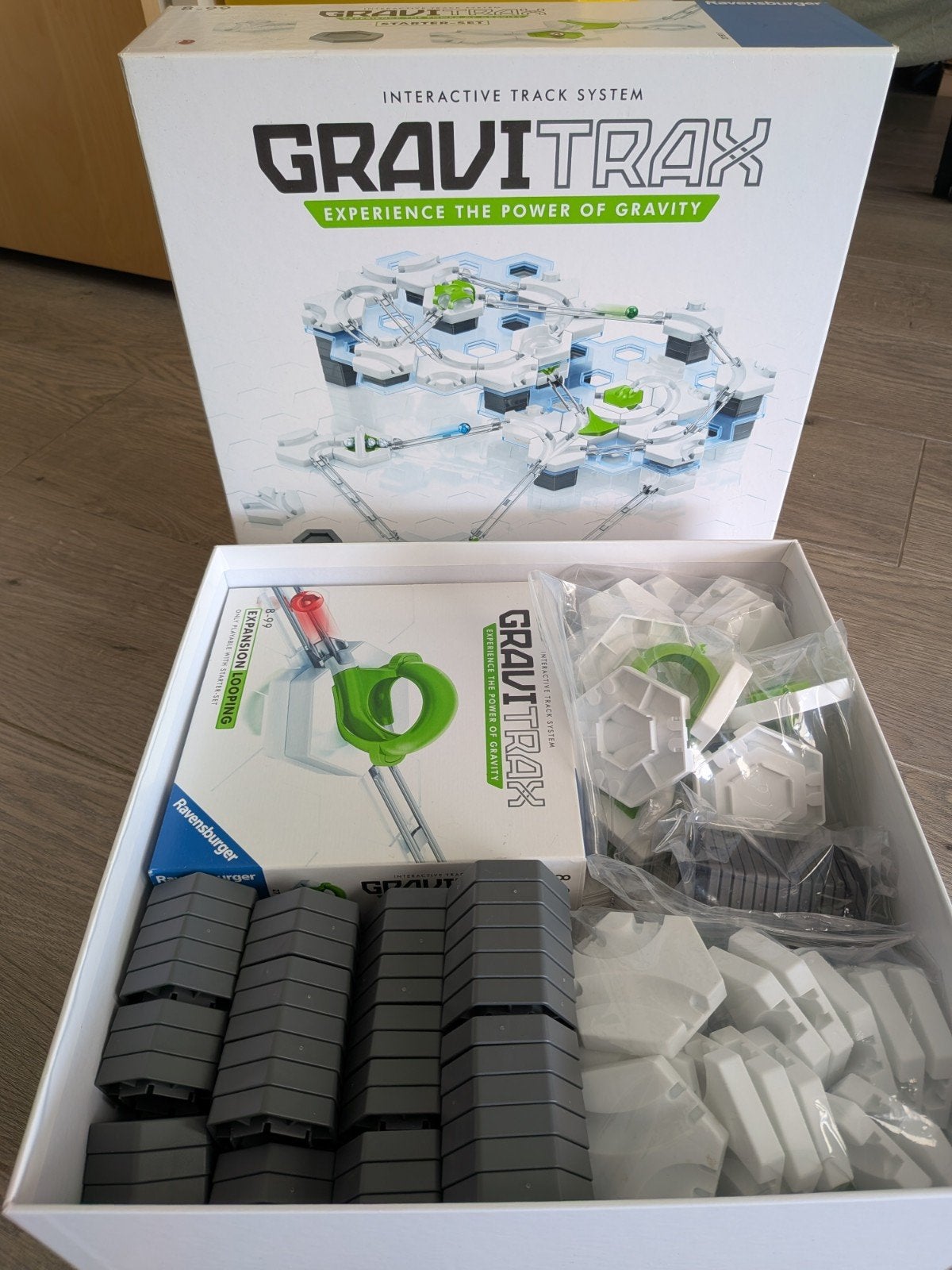 Gravitrax basisset + 3 uitbreidingen, Ophalen of Verzenden, Gebruikt