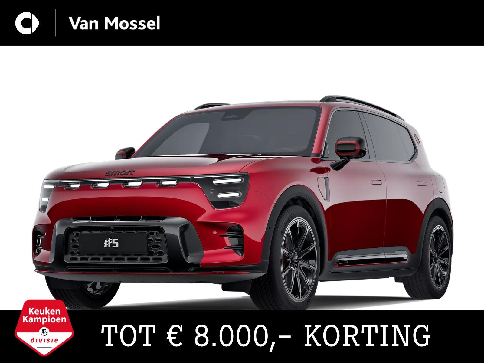 smart #5 Brabus 100 kWh / Memory-Stoelen / 360Graden-Camera