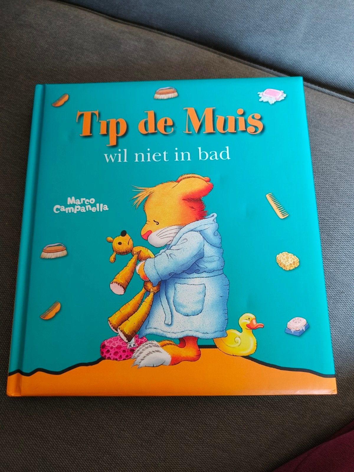 Tip de Muis wil niet in bad - Prentenboek, Fictie algemeen, Jongen of Meisje, Ophalen of Verzenden, Zo goed als nieuw