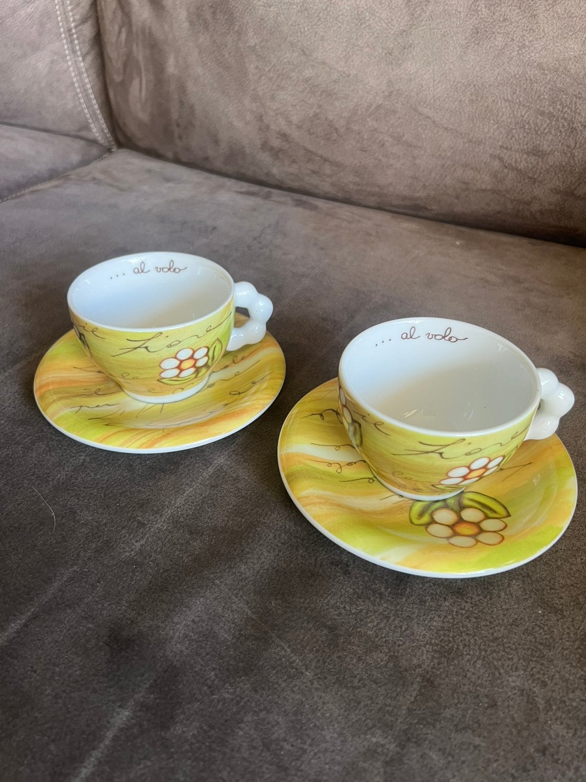 Vintage Kopjes en Schotels Porselein., Huis en Inrichting, Keuken | Servies, Overige merken, Ophalen of Verzenden, Zo goed als nieuw