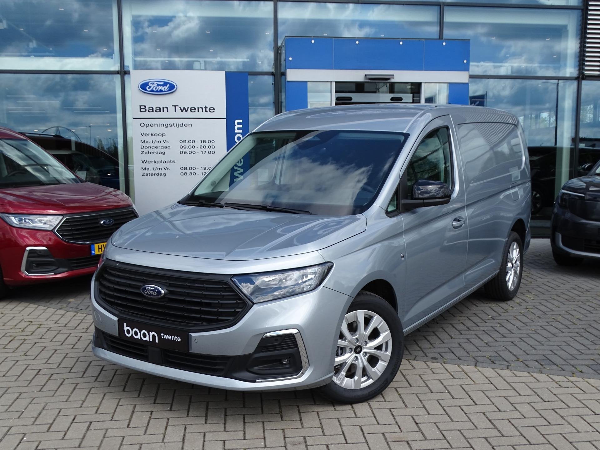 Ford Transit Connect 2.0 EcoBlue L2 Limited Automaat, Auto's, 12 maanden, Zwart, 122 pk, Origineel Nederlands
