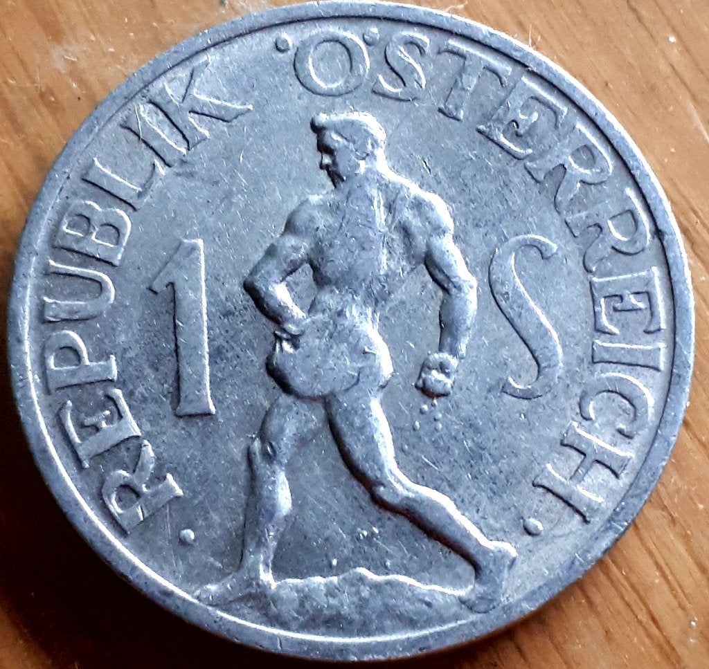 OOSTENRIJK : 1 SCHILLING 1947 KM 2871 bijna UNC, Ophalen of Verzenden, Oostenrijk, Losse munt