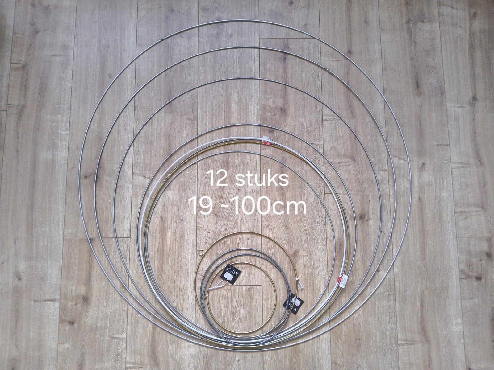 12 ringen voor bv mandala's 20-100cm, Ophalen, Nieuw, Haken, Overige typen