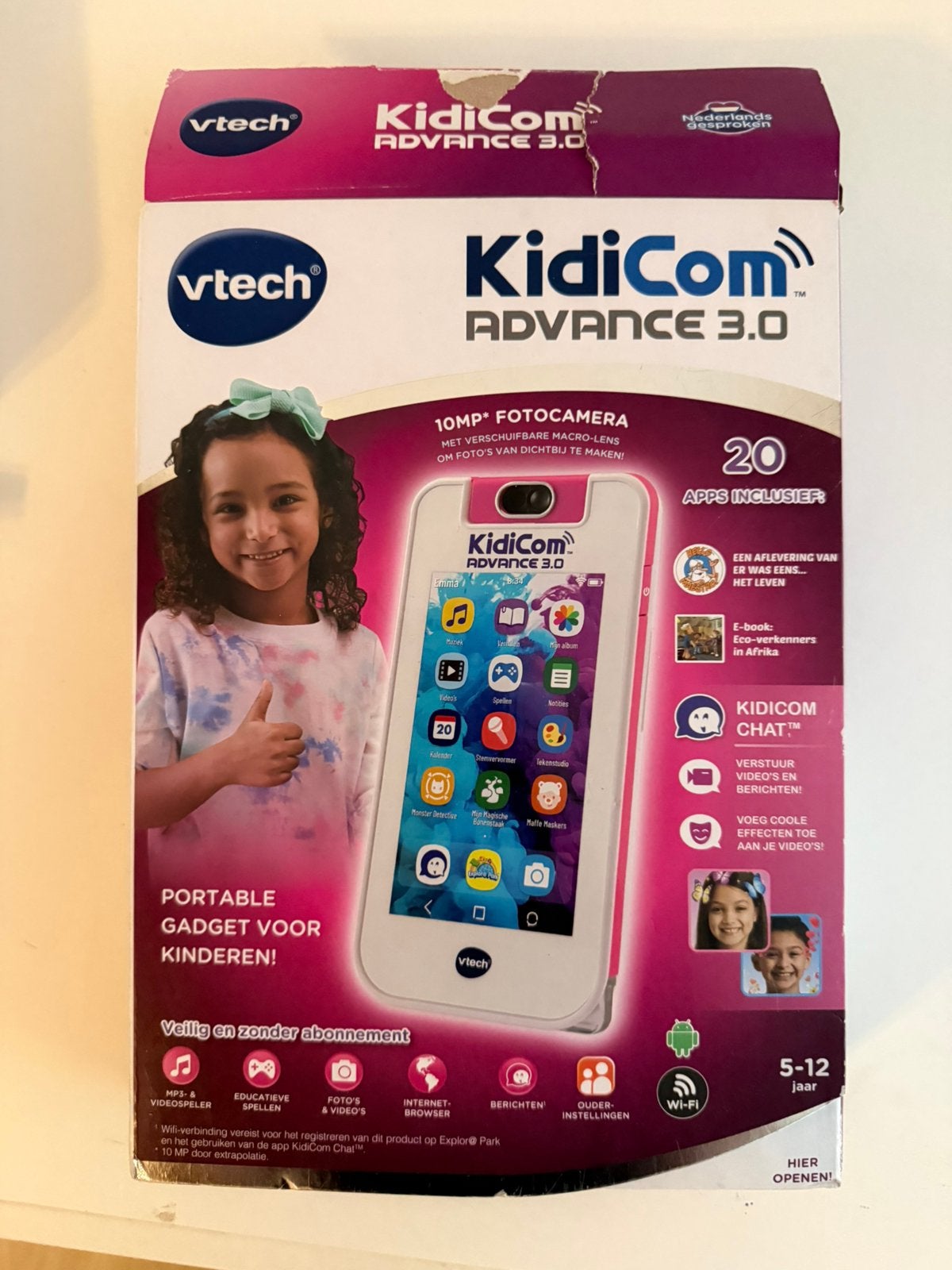VTech KidiCom Advance 3.0 Telefoon, Computers en Software, Ophalen of Verzenden, Zo goed als nieuw, Overige typen