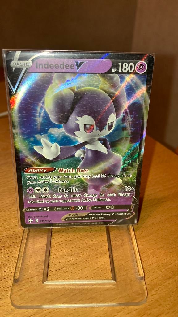Pokemon Indeedee V 39/72 Shining Fates 3,00 euro, Ophalen of Verzenden, Zo goed als nieuw