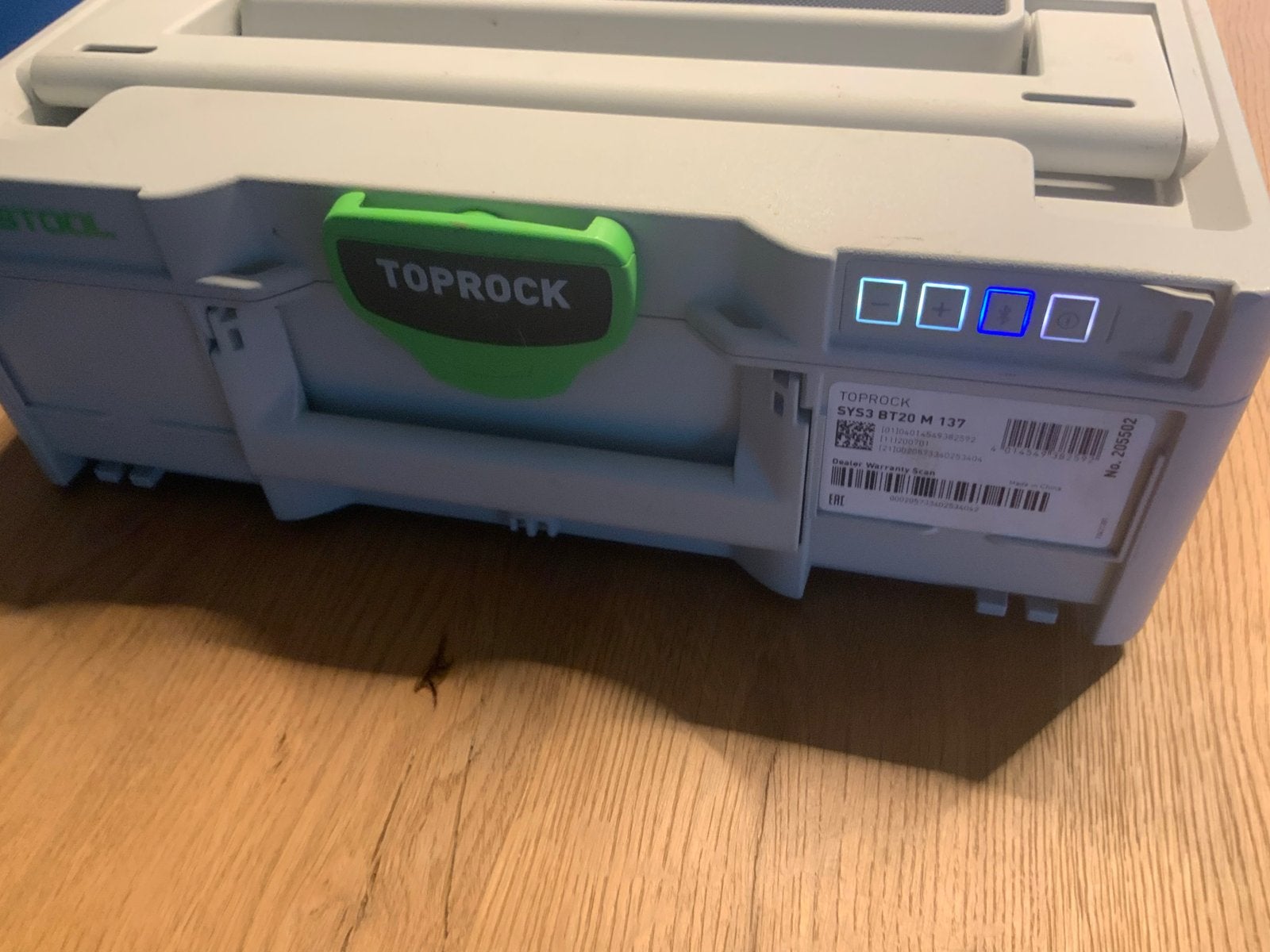 Festool Sys 3 Toprock BT20 M Bluetooth speaker, Overige merken, Gebruikt, Ophalen of Verzenden, Draagbare speaker