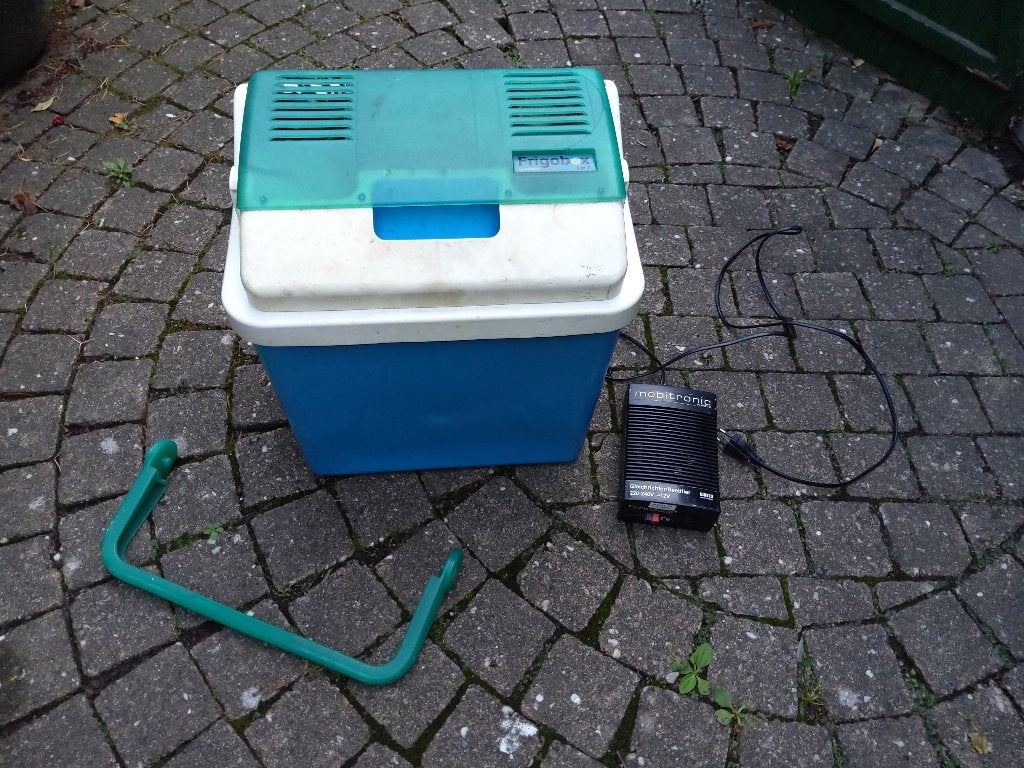 Elektrische Koelbox met voeding, Ophalen of Verzenden, Gebruikt, Koelbox, Elektrisch