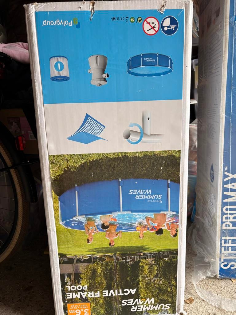 Nieuw Zwembad in Doos - Summer Waves, Tuin en Terras, Zwembad-toebehoren, Ophalen, Nieuw