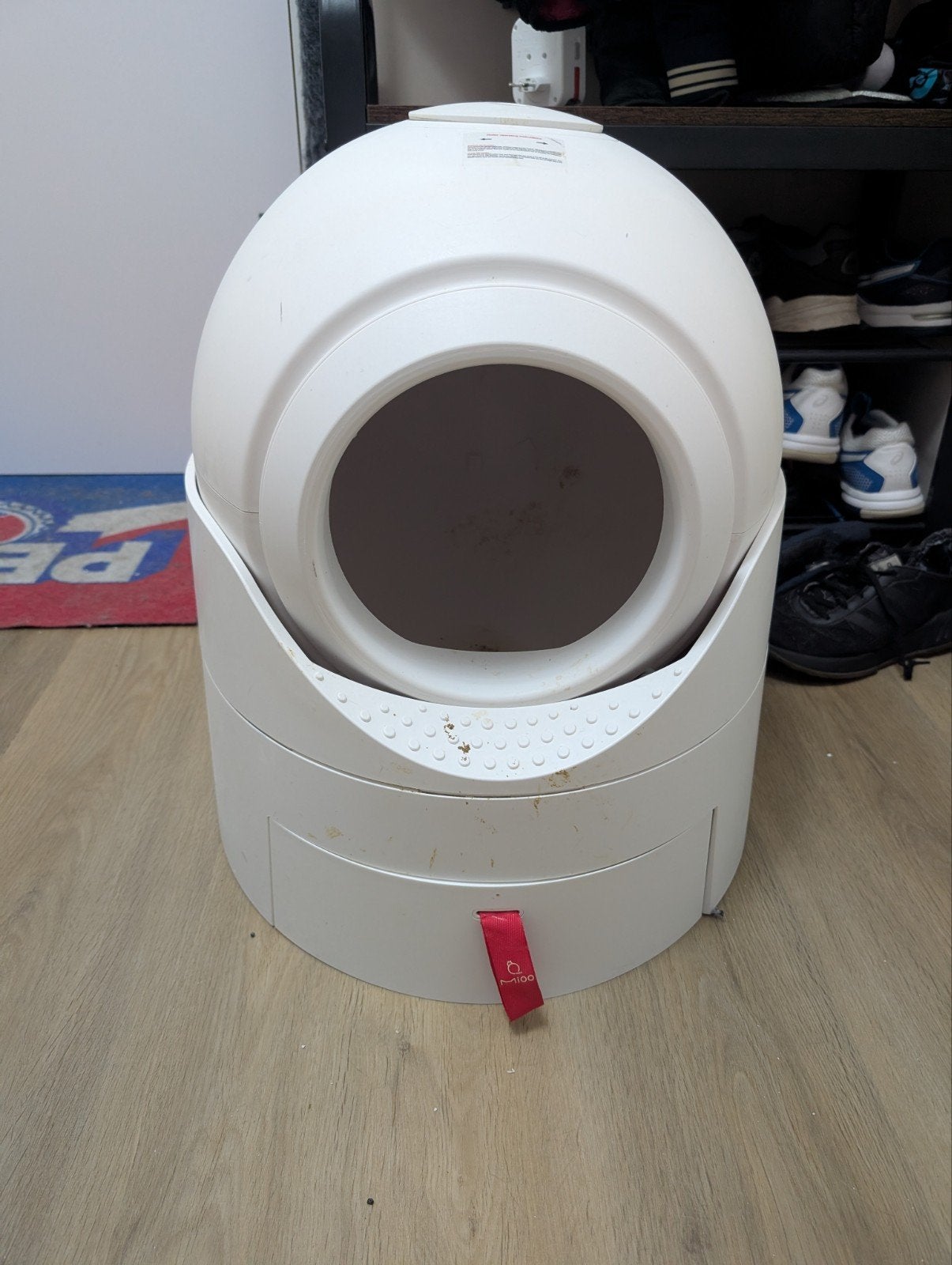 Kattenbak met draaimechanisme (Semi Automatisch), Ophalen, Gebruikt, Gesloten