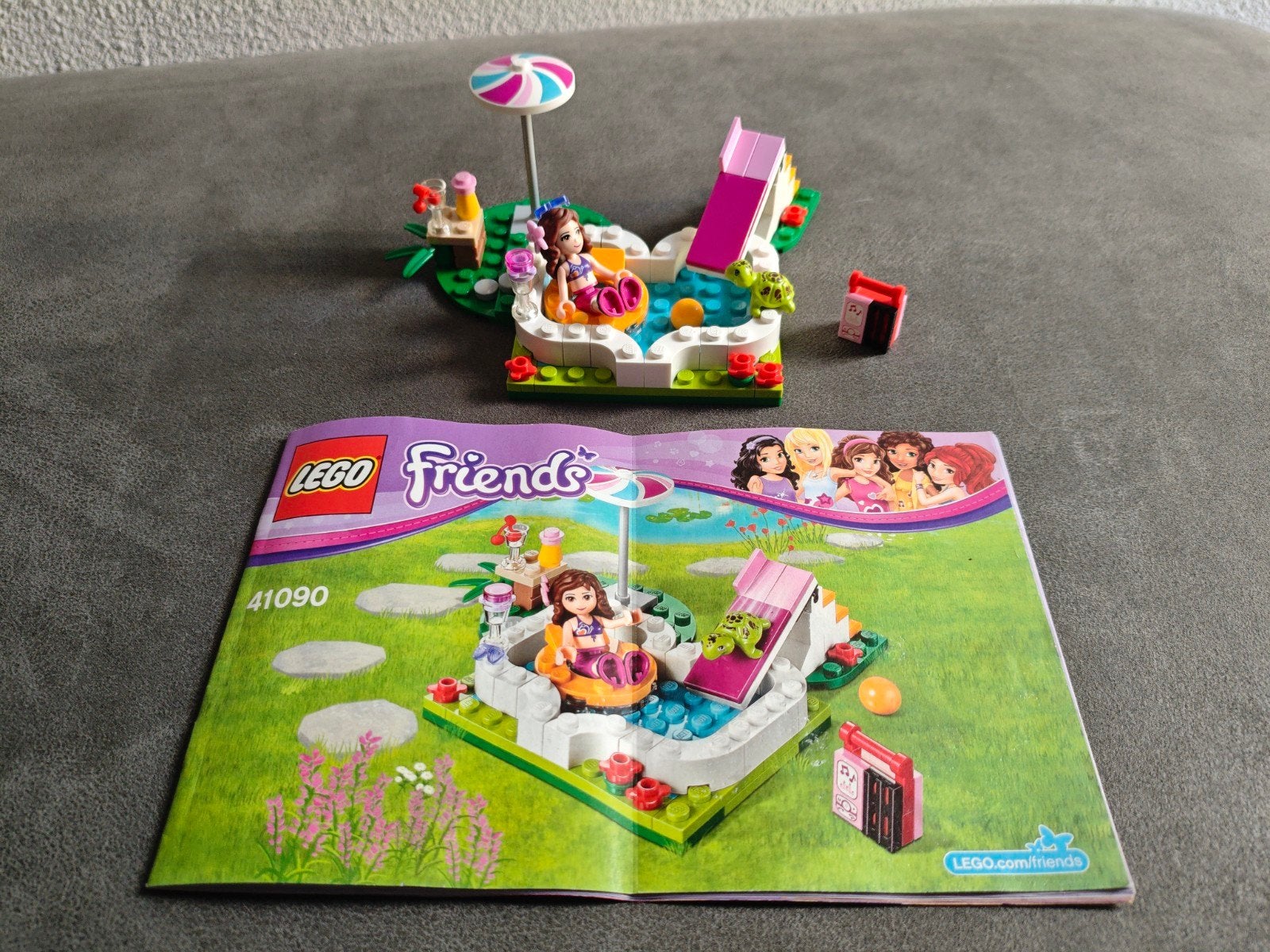 Lego Friends Olivia's Zwembad 41090, Ophalen, Lego, Friends, Zo goed als nieuw