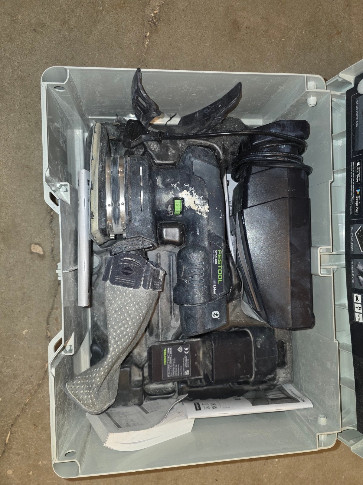 Festool DTS 400 REQ-Plus accu schuurmachine, Doe-het-zelf en Verbouw, Ophalen