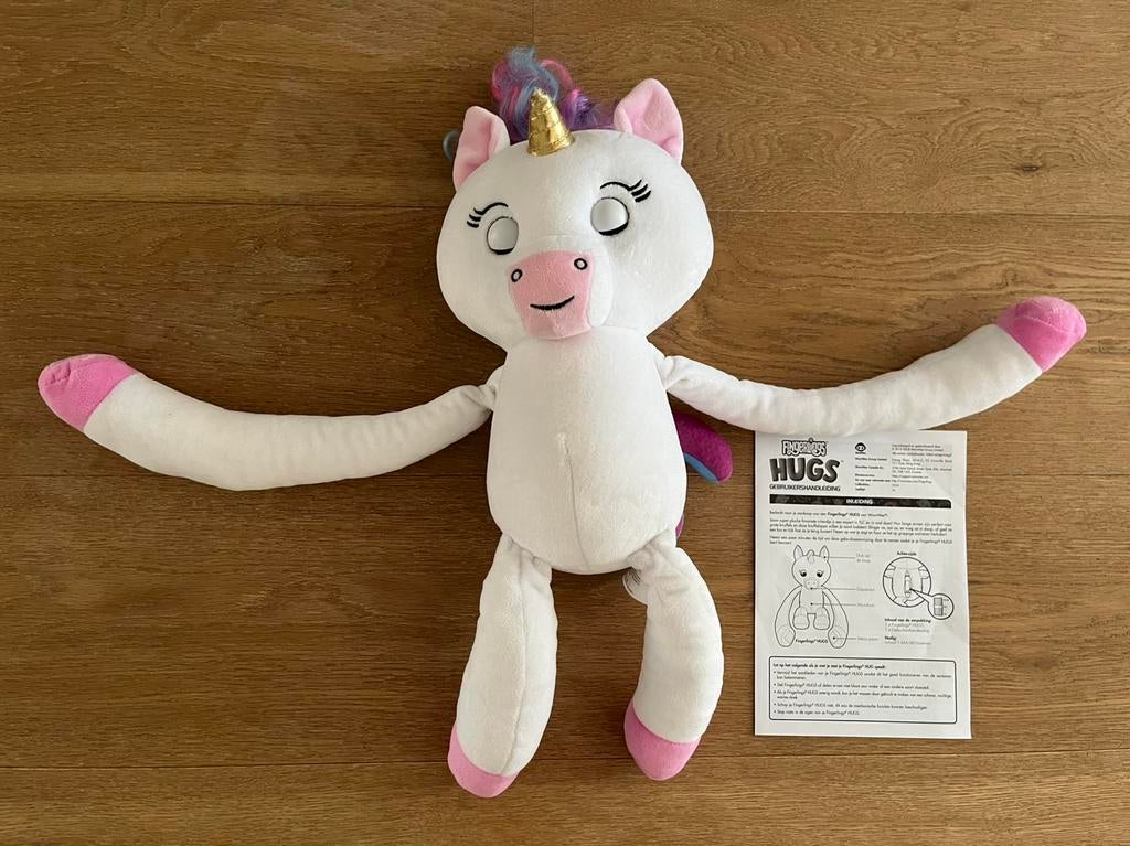 Fingerlings Hugs pratende eenhoorn knuffel, Ophalen of Verzenden, Zo goed als nieuw, Overige typen