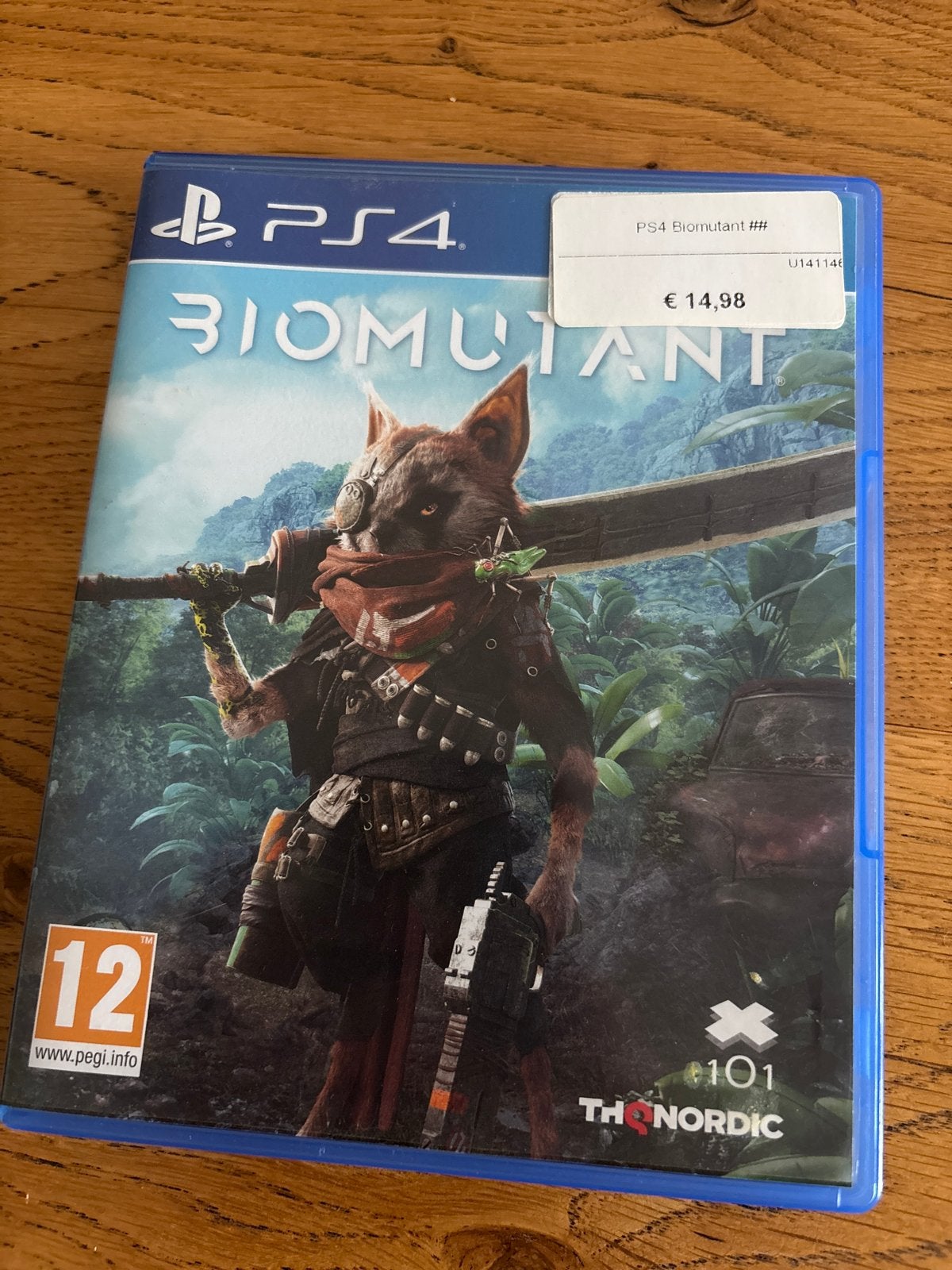 Biomutant PS4 - Zo goed als nieuw, 1 speler, Ophalen of Verzenden, Zo goed als nieuw, Role Playing Game (Rpg)
