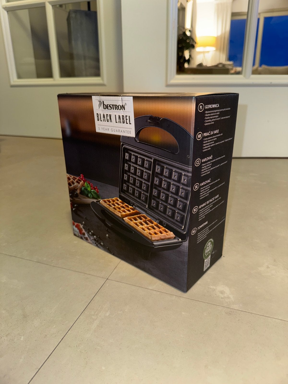 Bestron Wafelijzer ASW401BL - Nieuw in doos, Witgoed en Apparatuur, Ophalen, Nieuw