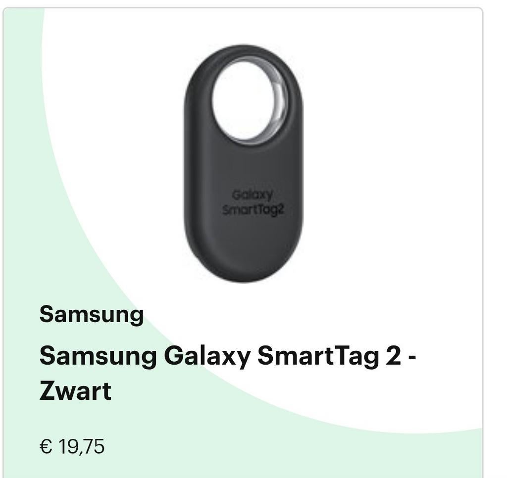Nieuwe Samsung Galaxy SmartTag 2 - Zwart (ongeopend), Telecommunicatie, Mobiele telefoons | Toebehoren en Onderdelen, Ophalen of Verzenden