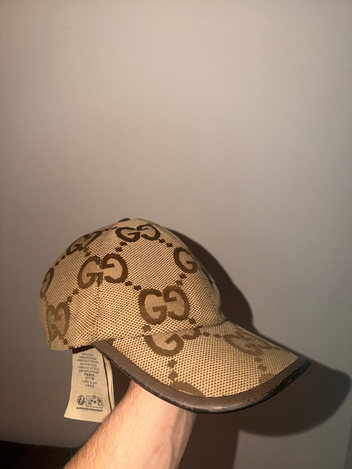 Gucci GG Monogram Baseballpet - Zo goed als nieuw, Ophalen of Verzenden, Zo goed als nieuw, One size fits all, Pet