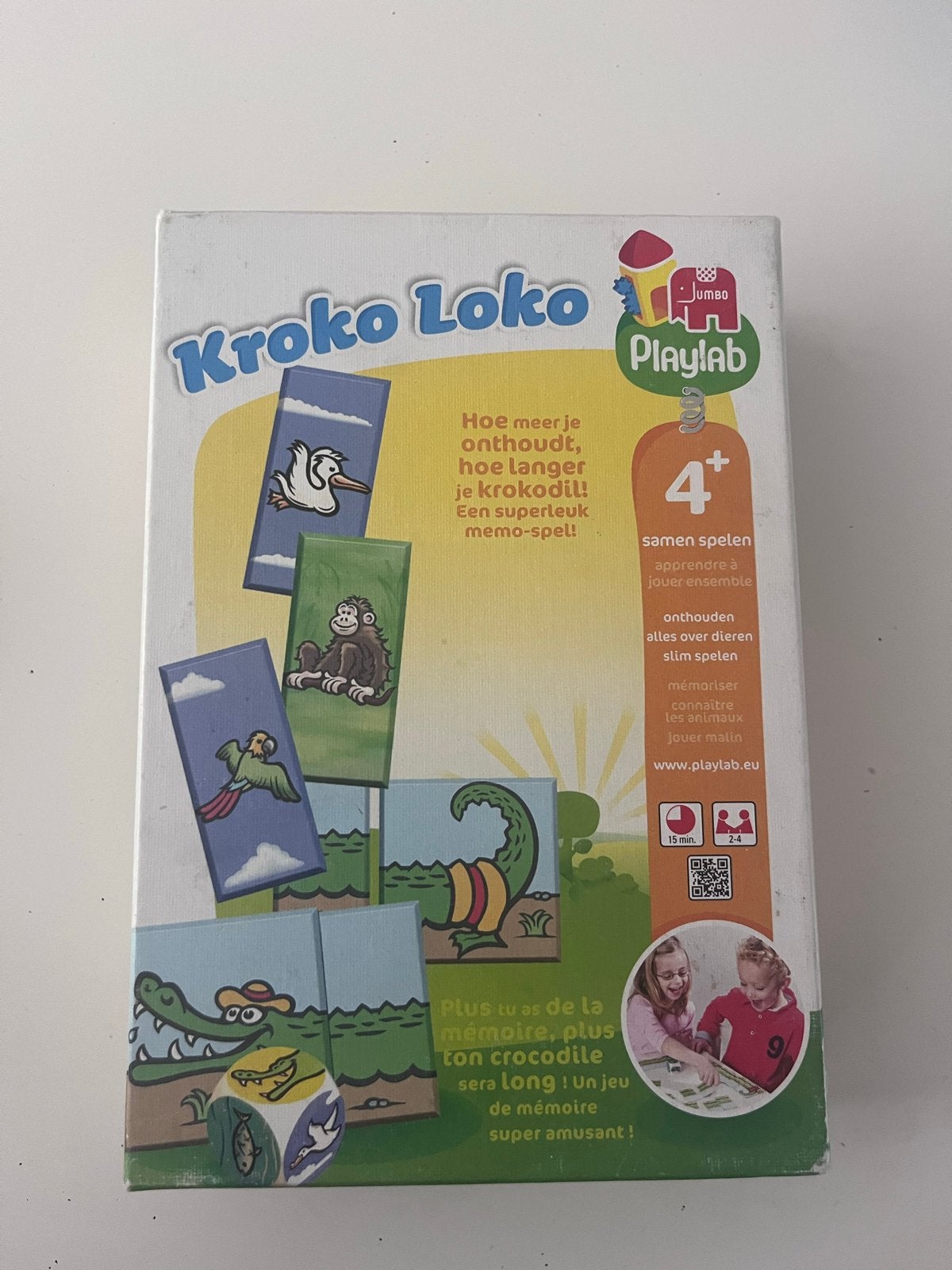 Kroko Loko Jumbo Playlab - Leuk memo-spel voor kinderen, Een of twee spelers, Ophalen, Gebruikt