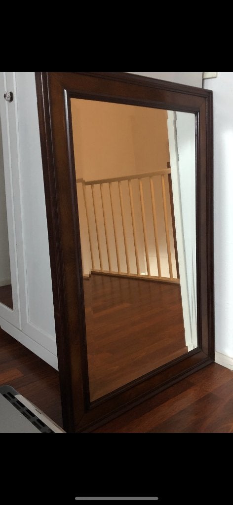 Spiegel, Huis en Inrichting, Woonaccessoires | Spiegels, Ophalen, Gebruikt, 75 tot 100 cm, Minder dan 100 cm