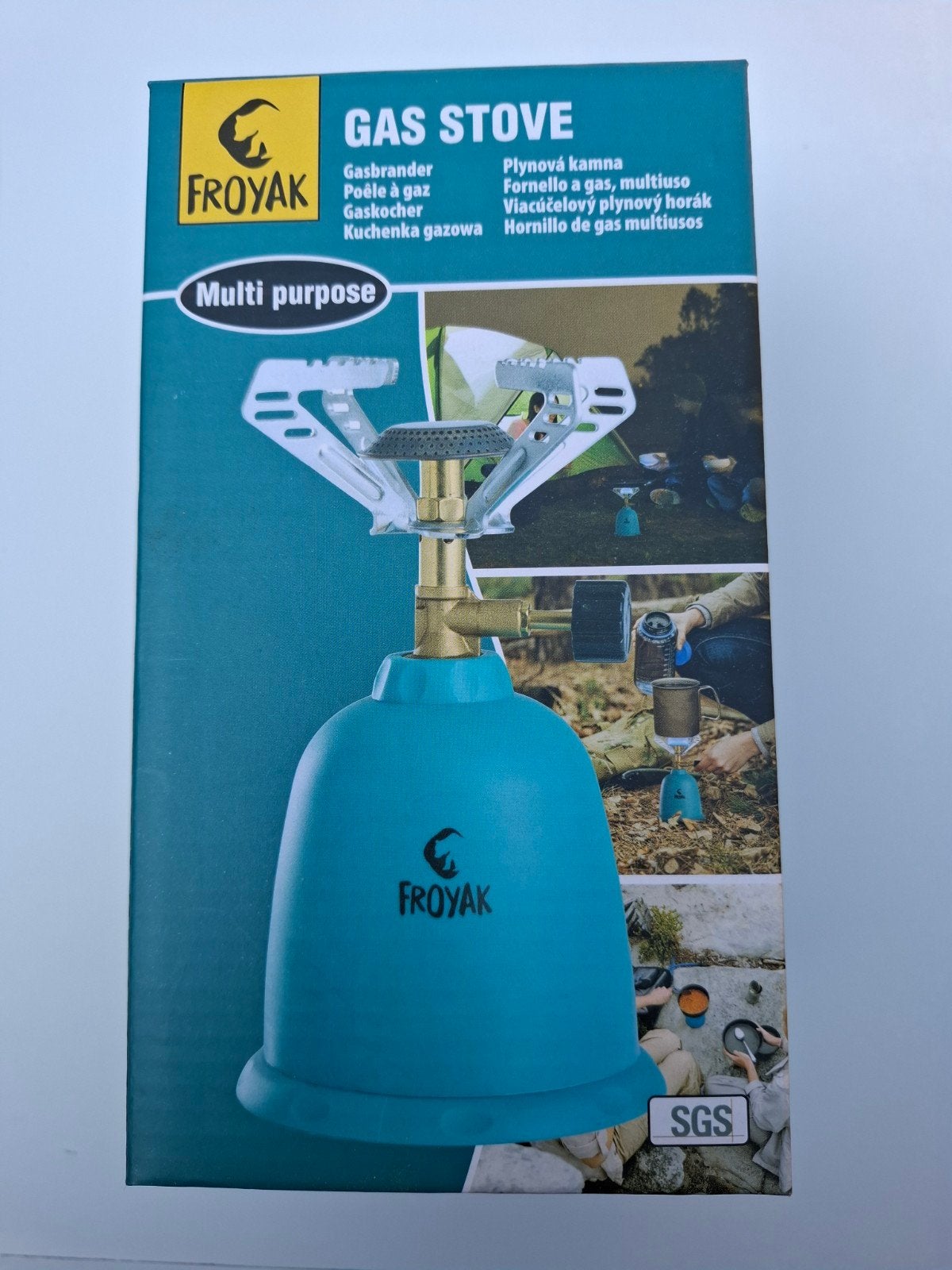 FROYAK Gasbrander - Nieuw in doos - Ideaal voor kamperen, Ophalen
