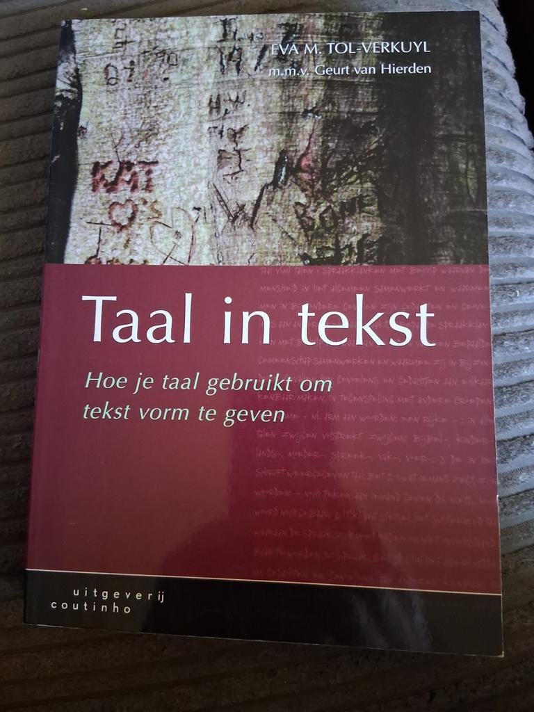 E.M. Tol-Verkuyl - Taal in tekst, Sociale wetenschap, Ophalen of Verzenden, Zo goed als nieuw, E.M. Tol-Verkuyl; G. van Hierden