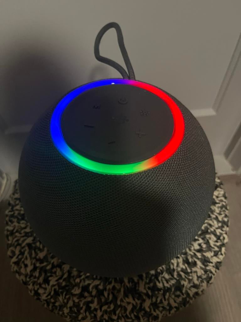Draagbare Bluetooth Speaker met LED Verlichting, Audio, Tv en Foto, Luidsprekers, Zo goed als nieuw, Overige typen, Minder dan 60 watt