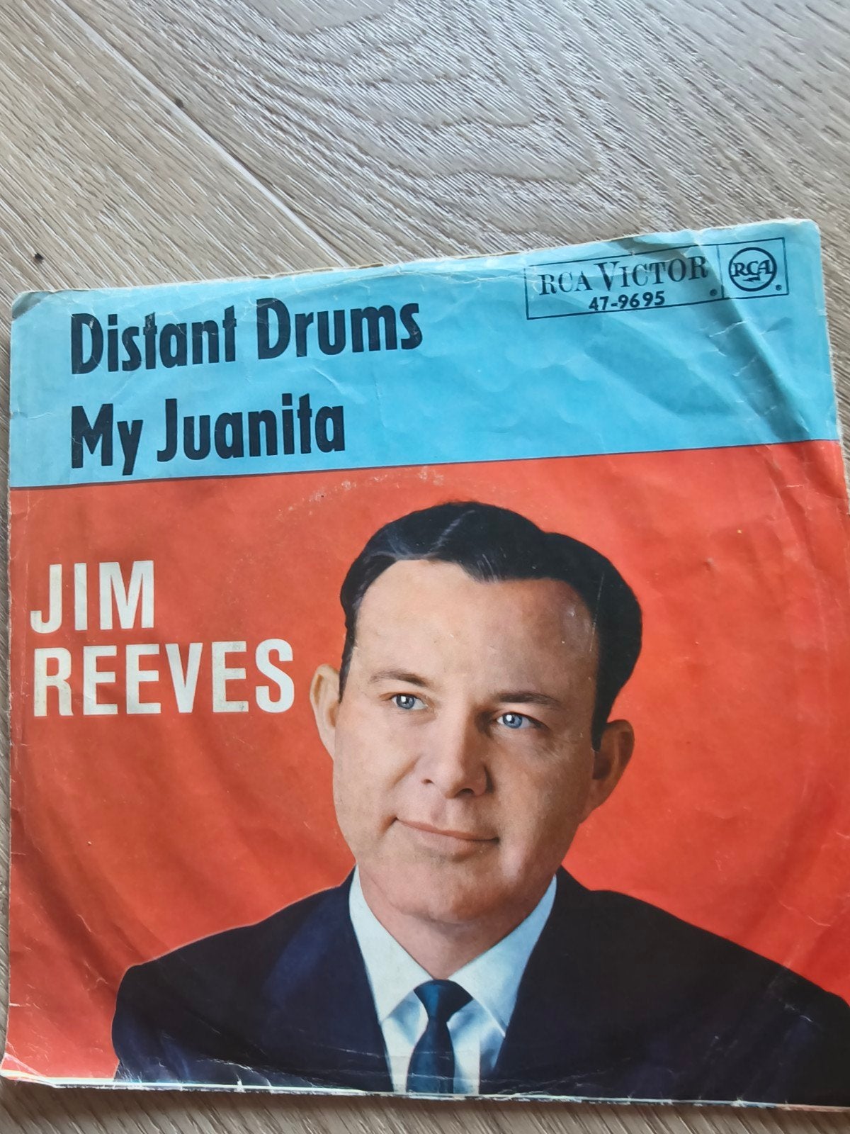 Jim Reeves - Distant Drums / My Juanita (Vinyl Single), Gebruikt, 7 inch, Ophalen of Verzenden, EP