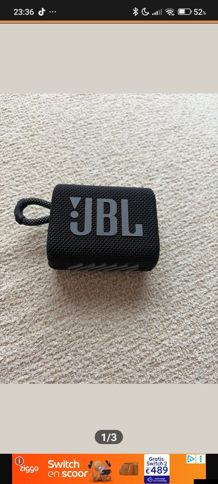Ruil Fresh 'n Rebel speaker tegen JBL Go3/4/5 €5 bijbetalen, Gebruikt, Draagbare speaker, Bluetooth, Minder dan 60 watt