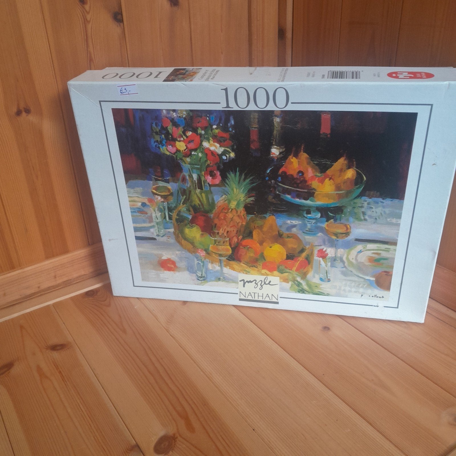 Nathan Legpuzzel 1000 stukjes - Stilleven met fruit, Ophalen of Verzenden, 500 t/m 1500 stukjes, Gebruikt
