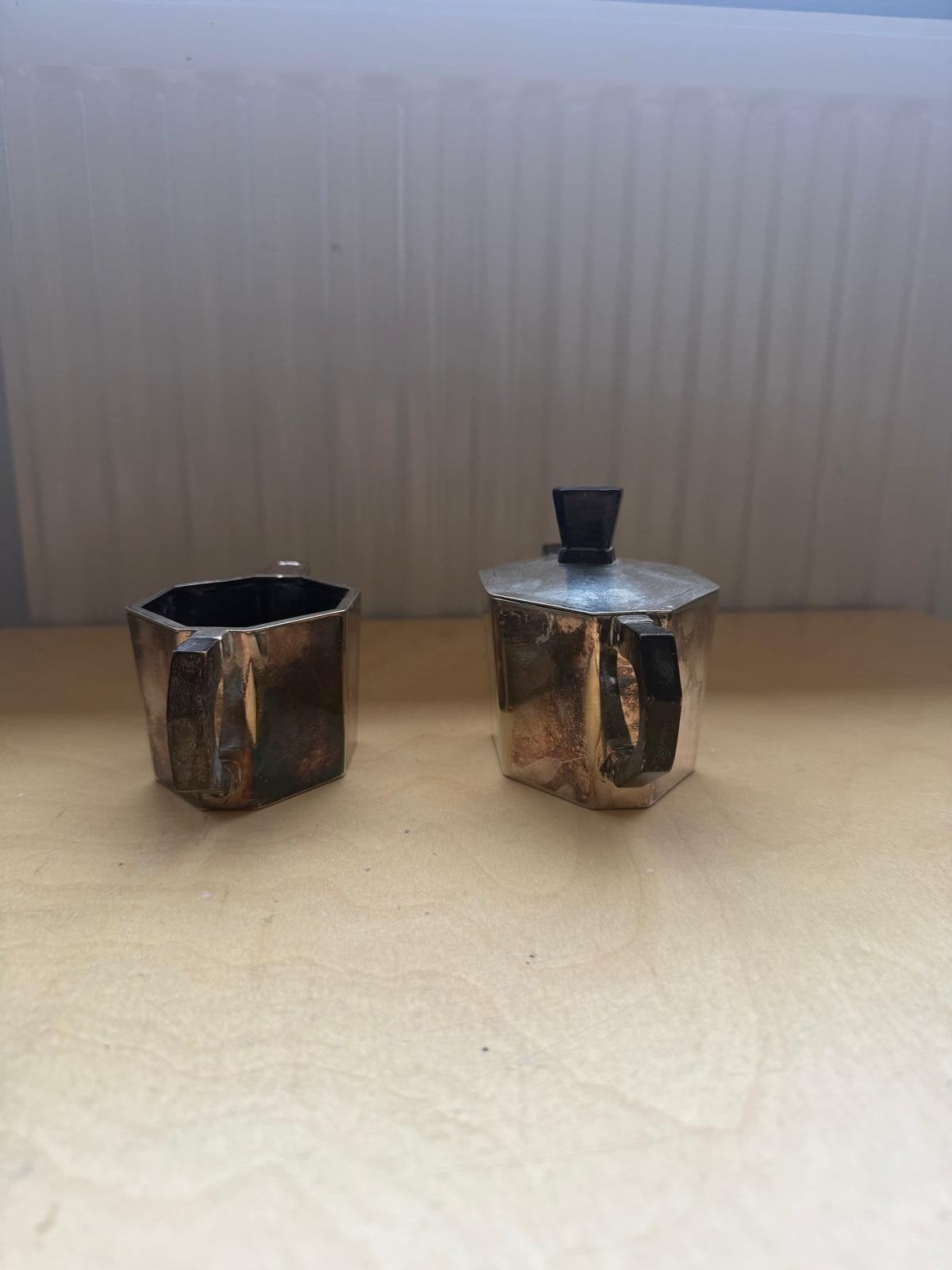 Vintage theepot en suikerpot set, Ophalen of Verzenden