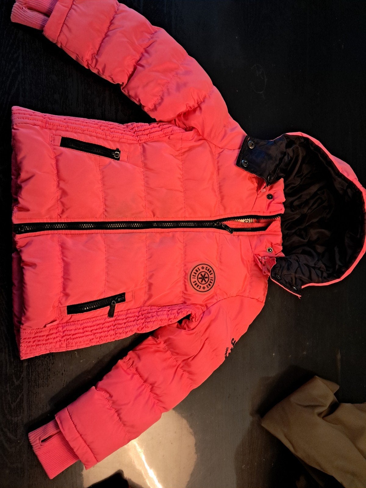 Roze Cars Jeans winterjas maat 5, Ophalen of Verzenden, Gebruikt, Cars Jeans, Meisje
