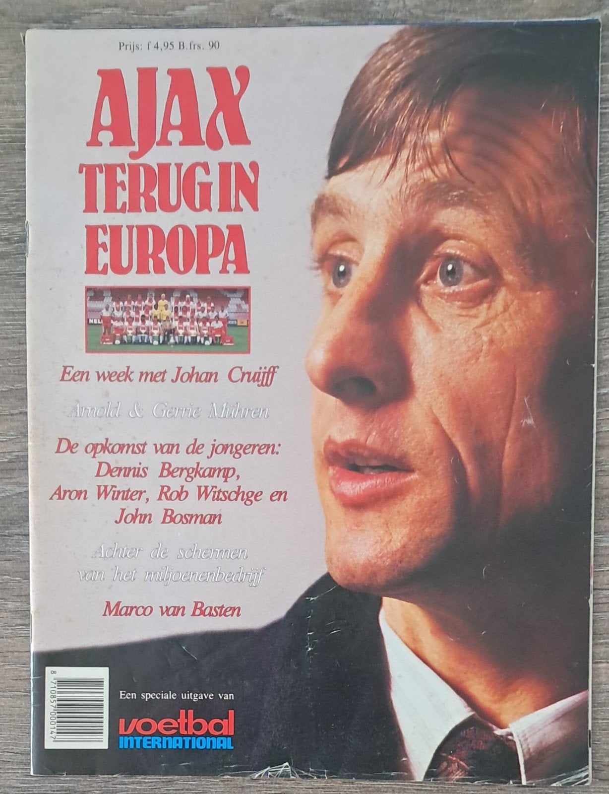 Voetbal International: Ajax Terug in Europa (Johan Cruijff), Ophalen of Verzenden, Ajax
