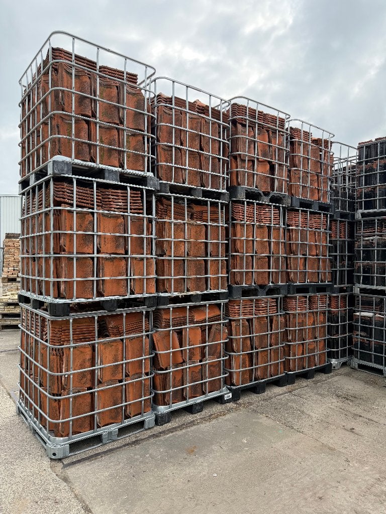 10.000 stuks Dakpan ovh rood Teeuwen 38x26cm.