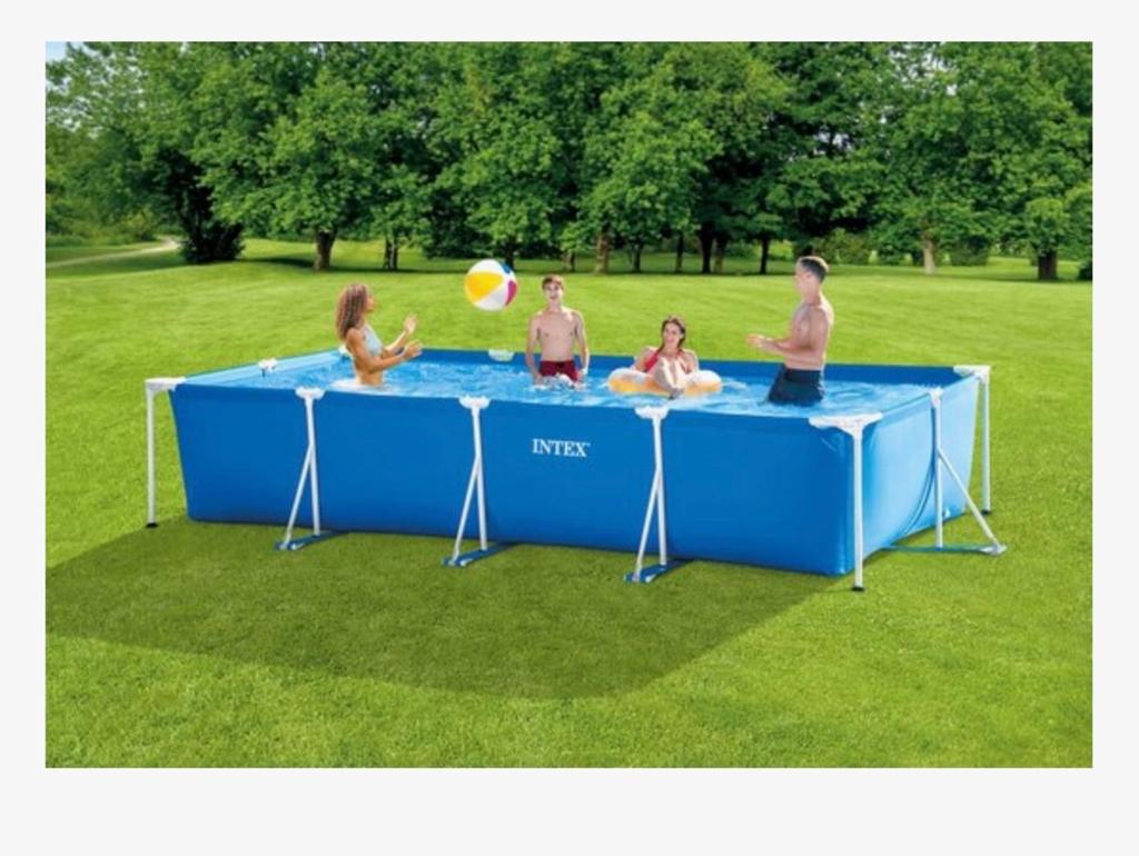 Intex Frame Zwembad met Trap en Filterpomp, Ophalen, Gebruikt, 200 tot 300 cm, 80 tot 120 cm