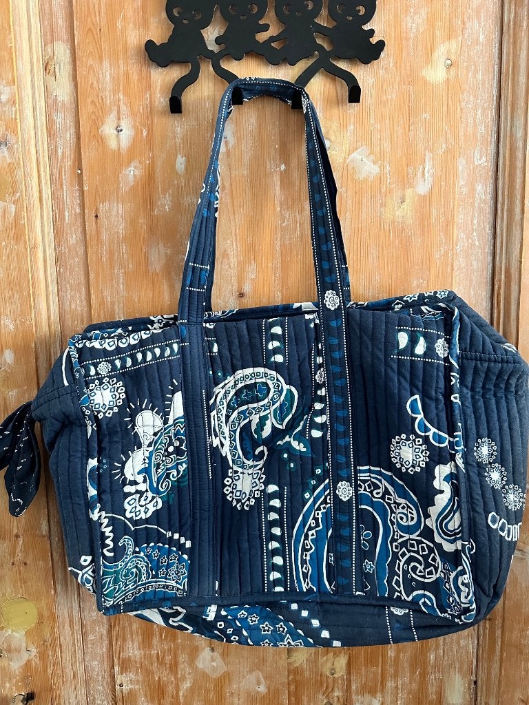 ZARA tote schoudertas tas weekend bag blauw met ritszgan, Sieraden, Tassen en Uiterlijk, Tassen | Schoudertassen, Ophalen of Verzenden