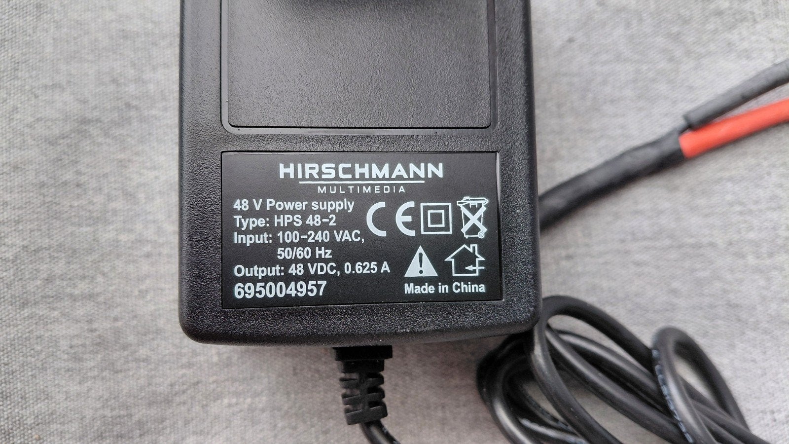 Adapter 48v 625mA Hirschmann, Verzenden, Nieuw