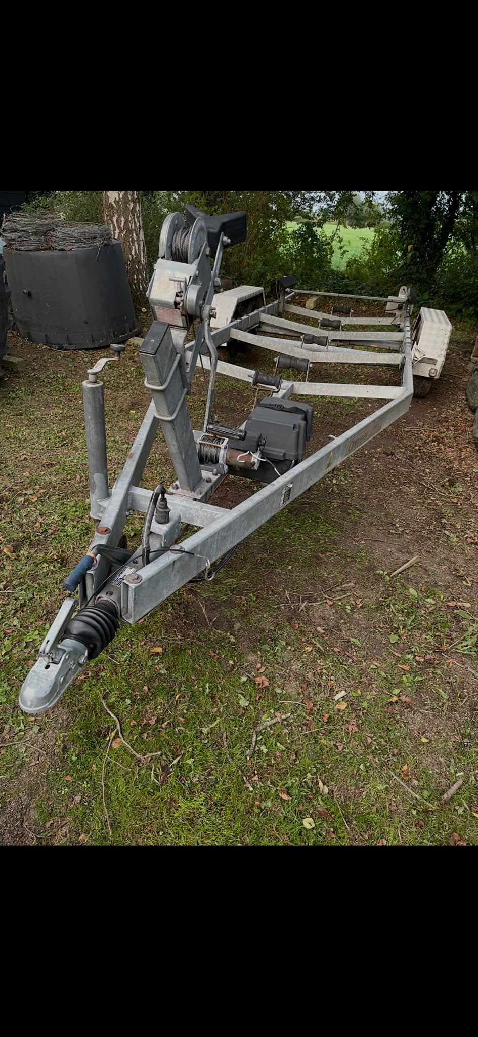 Ohlmeier boottrailer 7m tot 2000kg, Watersport en Boten, Ophalen, Gebruikt, 1500 tot 3000 kg, 6 tot 9 meter