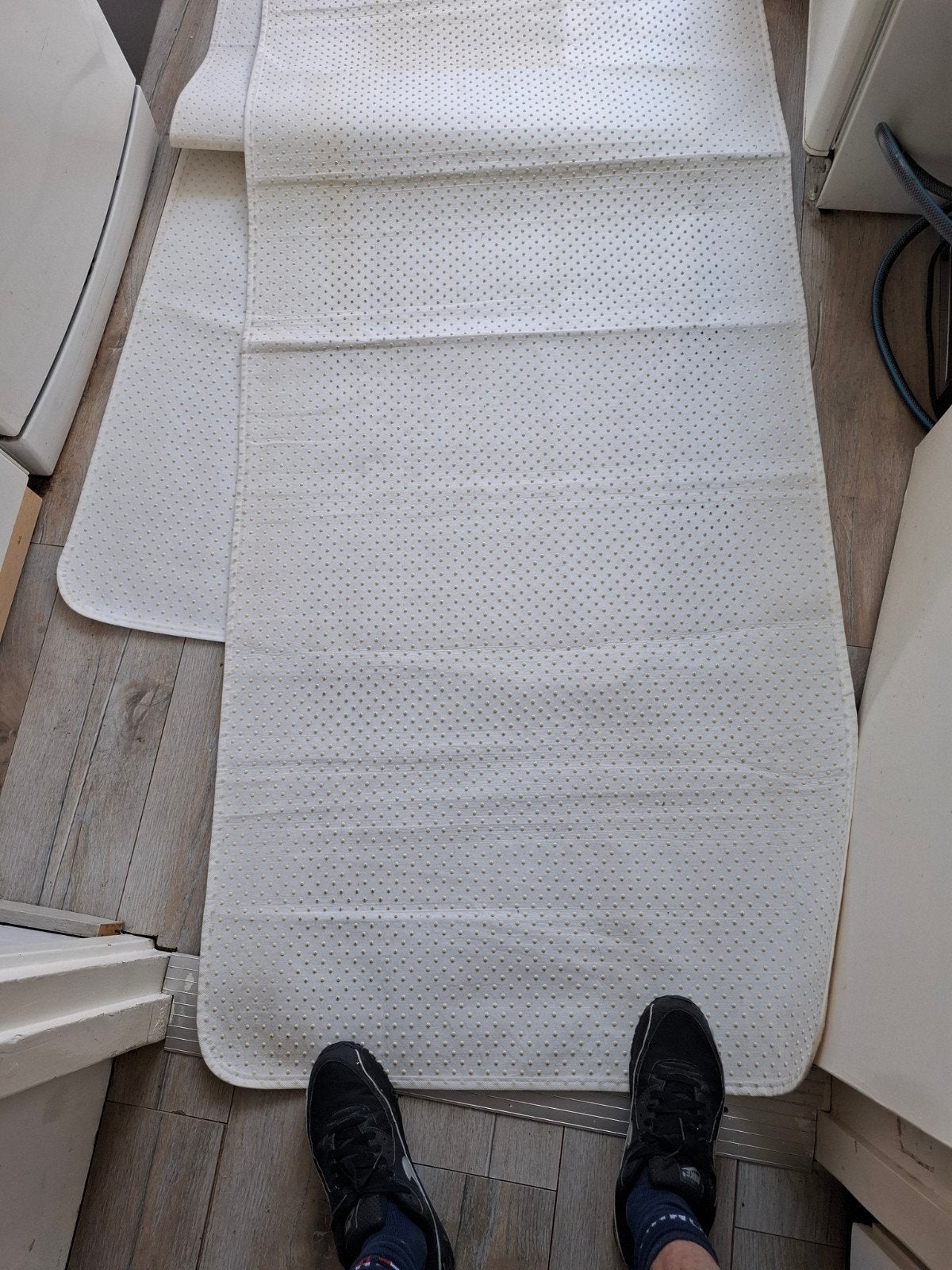 Witte antislipmat voor bedden, Minder dan 50 cm, Gebruikt, Wit, 200 cm of meer