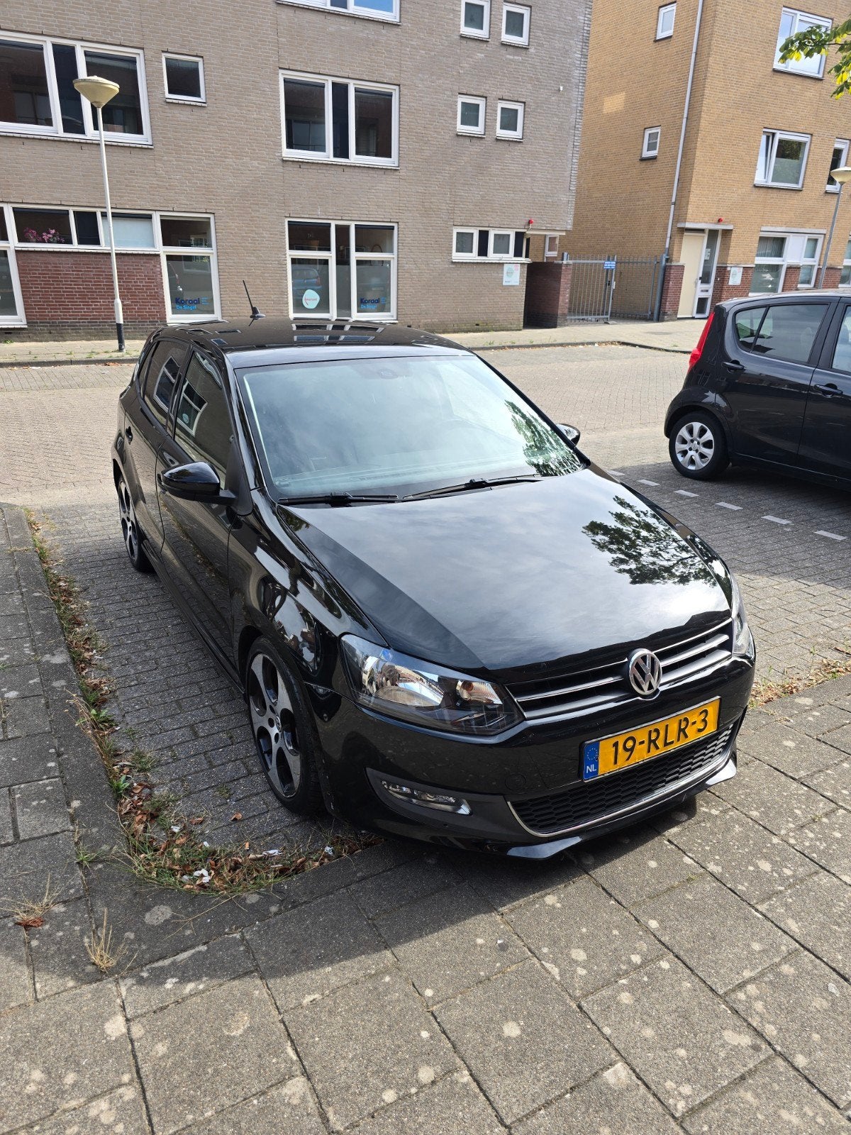Volkswagen Polo 1.2 TDI 55KW BM 2011 Zwart GTI Velgen, Auto's, Voorwielaandrijving, 74 pk, 1199 cc, 96 €/maand