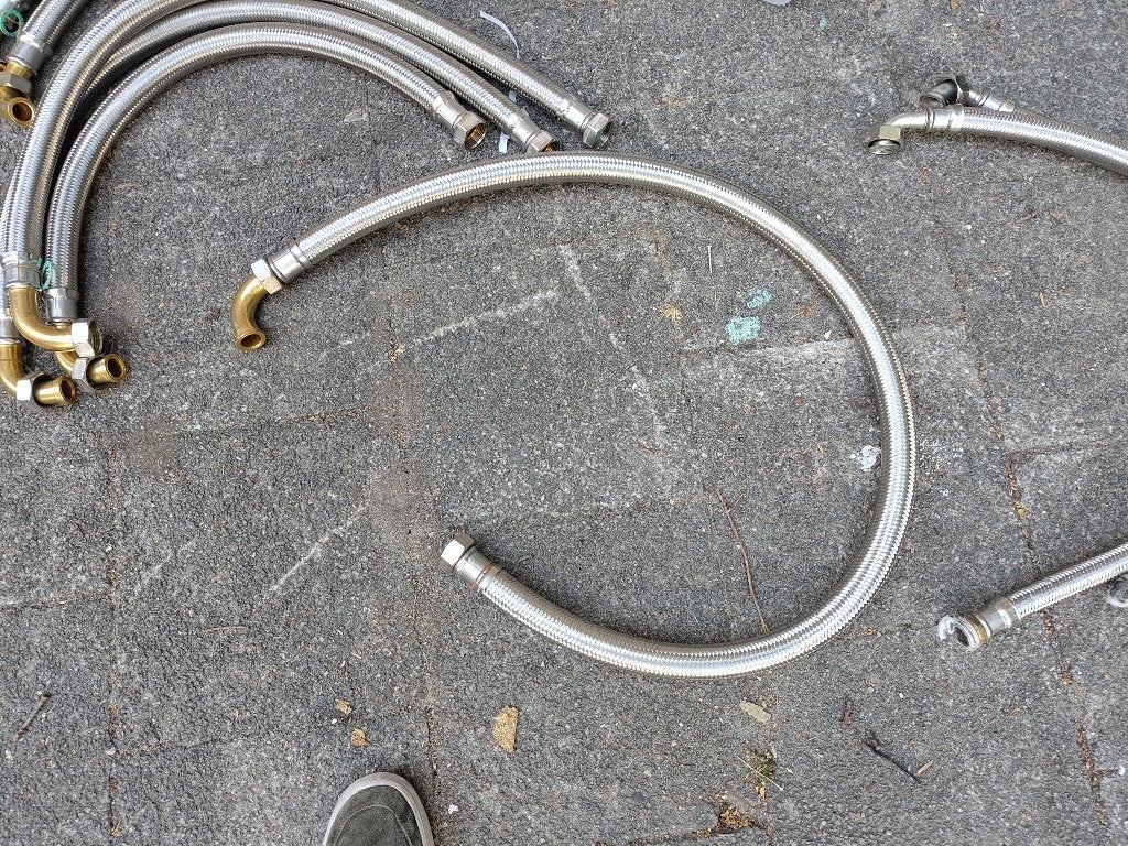 Hele partij €50 !!! flex buizen 1" en 3/4"  diverse lengtes, Doe-het-zelf en Verbouw, Ophalen, Nieuw, Overige typen
