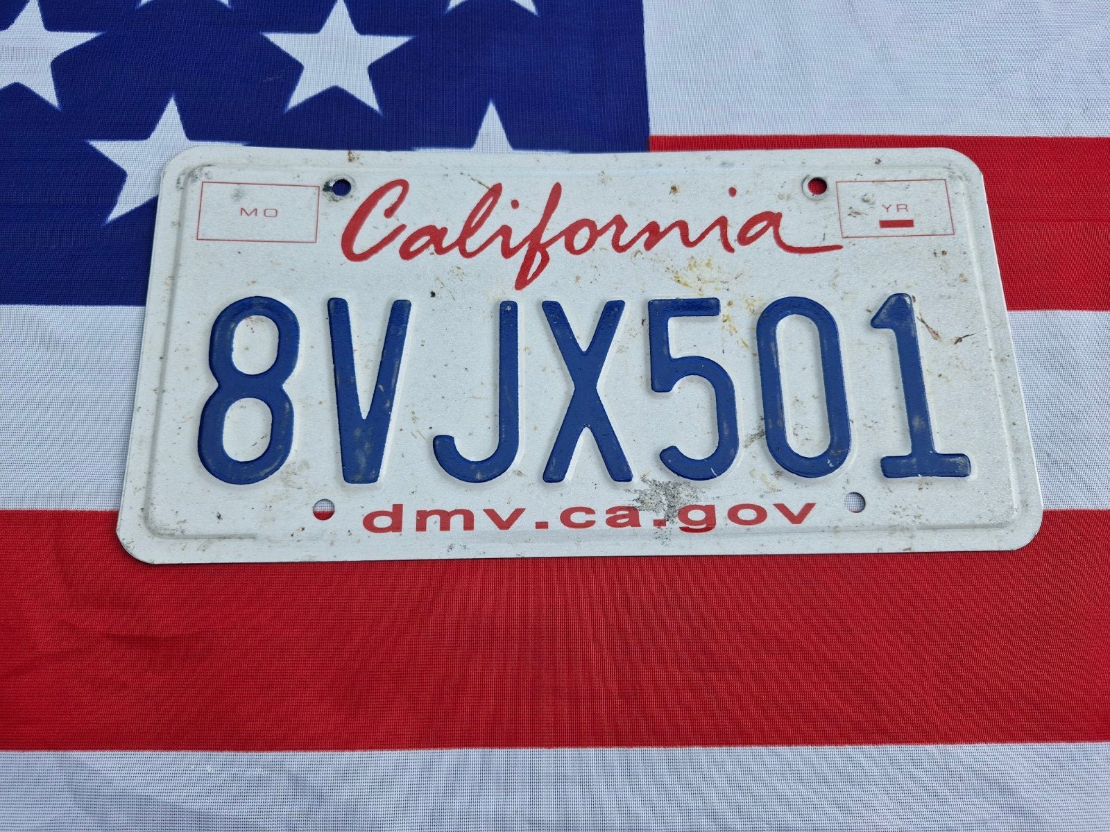 Kentekenplaat California USA nummerbord Nummerplaat License, Ophalen of Verzenden, Gebruikt, Auto's