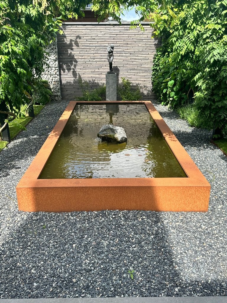 Vijverrand - Cortenstaal, Tuin en Terras, Vijvers, Ophalen, Zo goed als nieuw