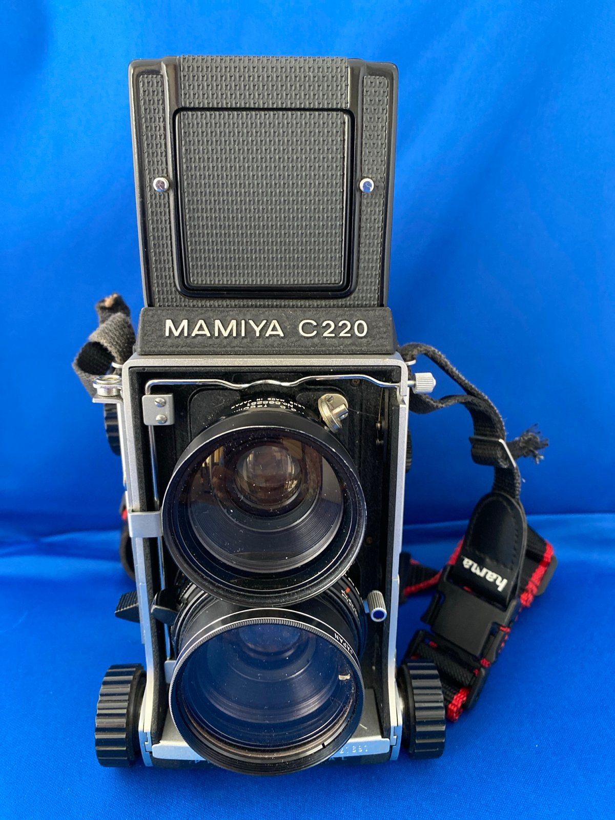Mamiya C220 Professionele Middenformaat Camera, Ophalen of Verzenden, Gebruikt, Spiegelreflex, Overige Merken