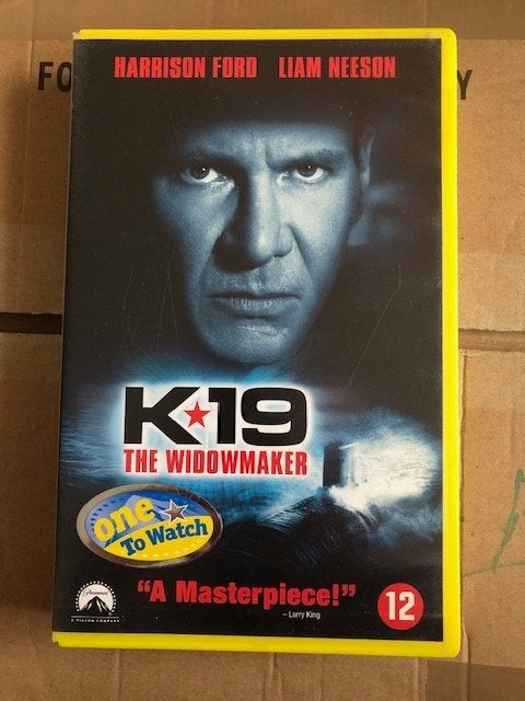K19 The Widowmaker VHS/Videoband Ex-rental, Vanaf 16 jaar, Ophalen of Verzenden, Gebruikt, Horror