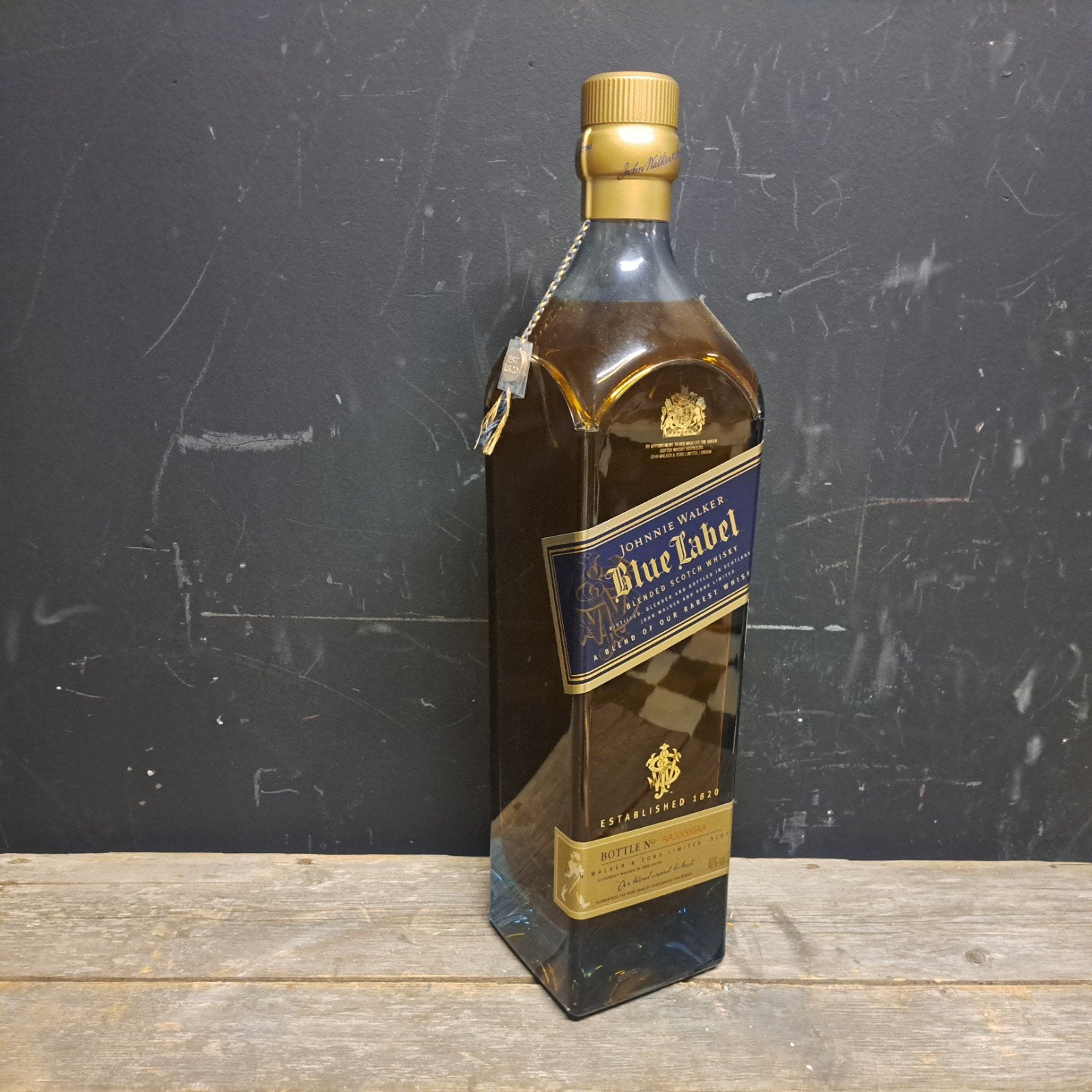 Wiskey  Blue Label Dummy fles, Ophalen of Verzenden, Gebruikt, Verpakking
