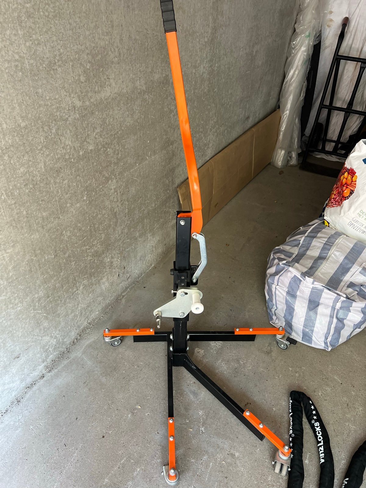 Hefbrug voor KTM 1290 (2019), Ophalen, Gebruikt