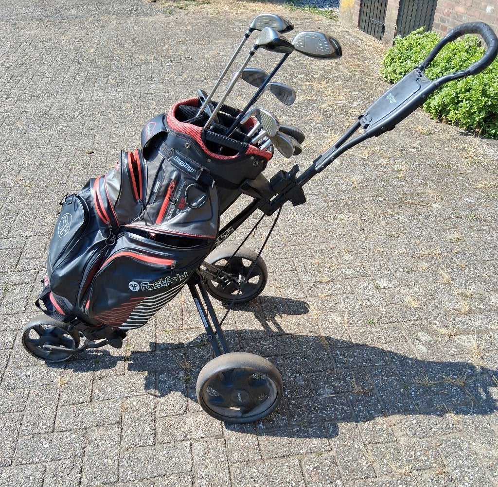 te koop complete golfset incl tas en trolley, Sport en Fitness, Golf, Ophalen, Gebruikt, Overige typen, Overige merken