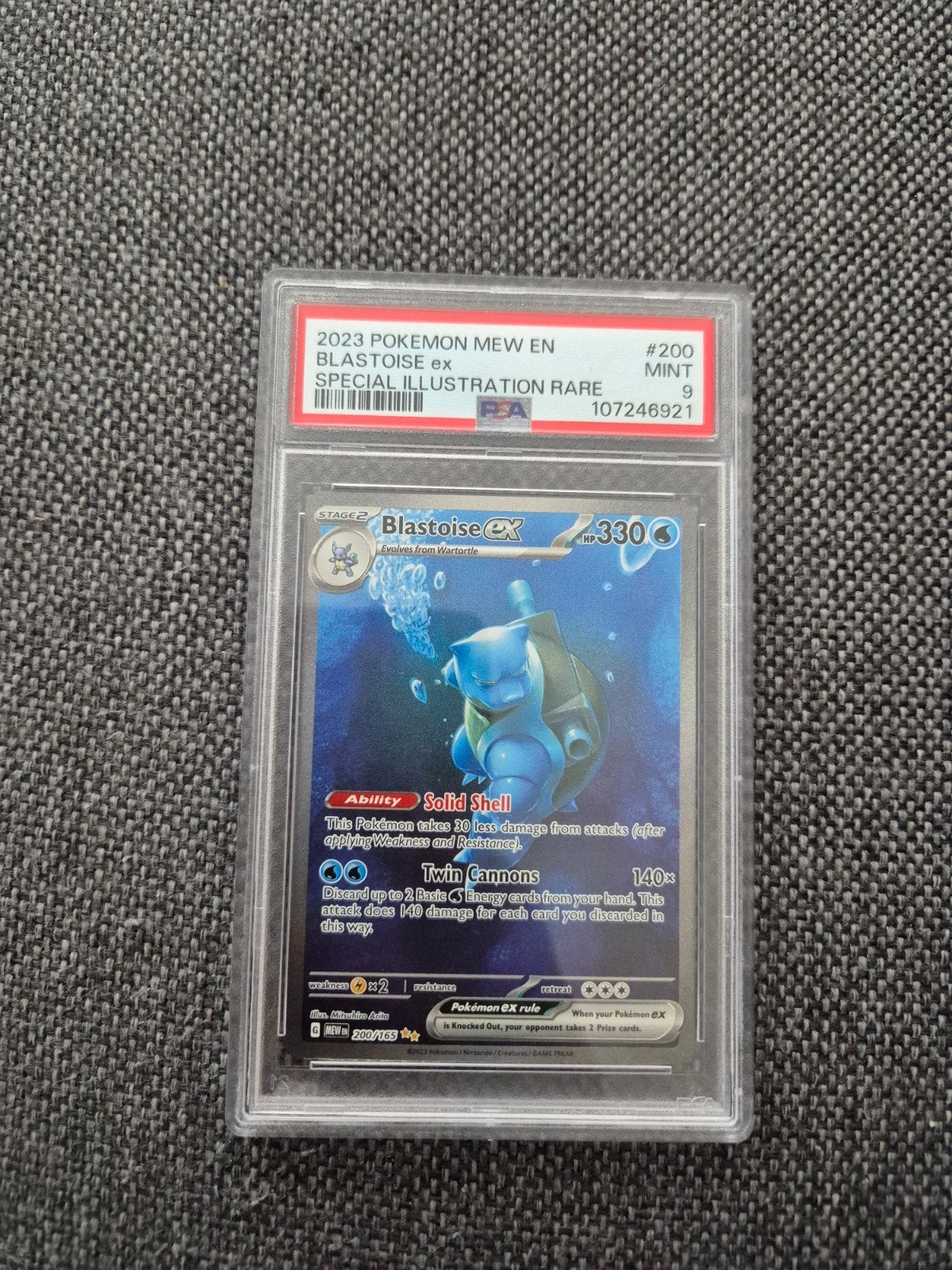 Blastoise PSA 9, Ophalen, Zo goed als nieuw